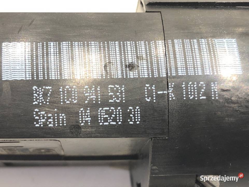 WŁĄCZNIK ŚWIATEŁ VW SHARAN 9510 PRZYCISK