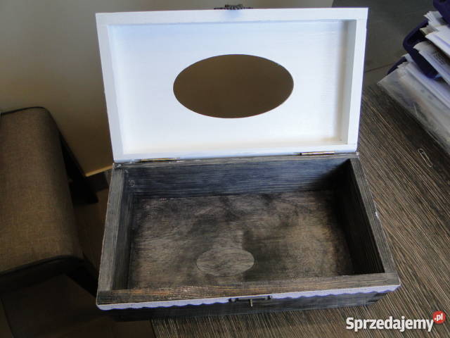 Romantyczny chustecznik decoupage gotowy ręki wielokolorowy małopolskie Bochnia