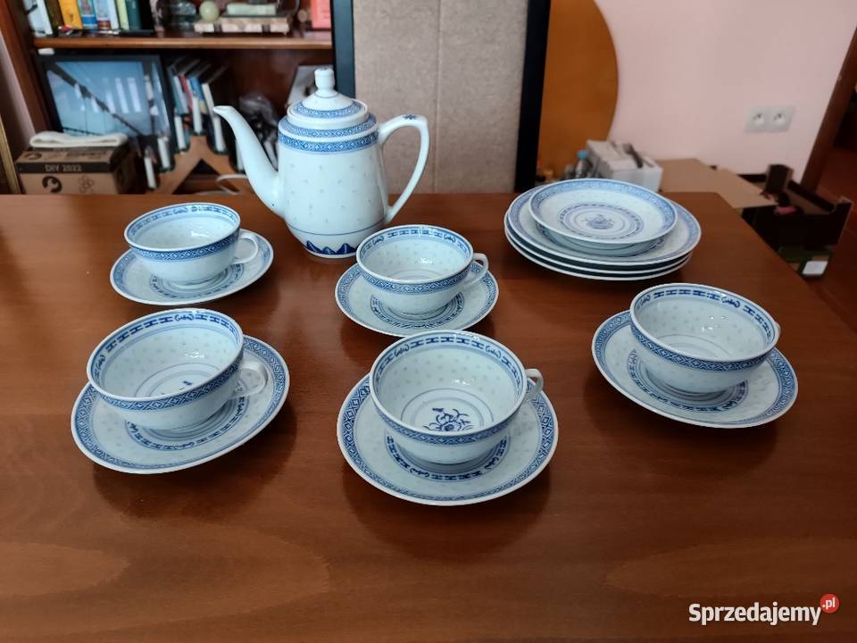 Zestaw do herbaty deserowy chińska porcelana