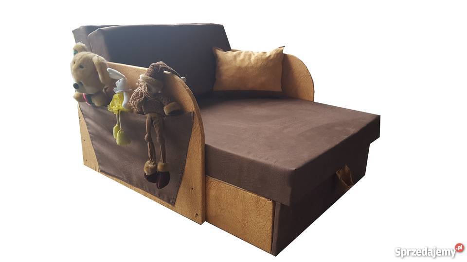 Tapczanik dziecięcy kubuś z kieszenią na zabawki wielkopolskie Kępno