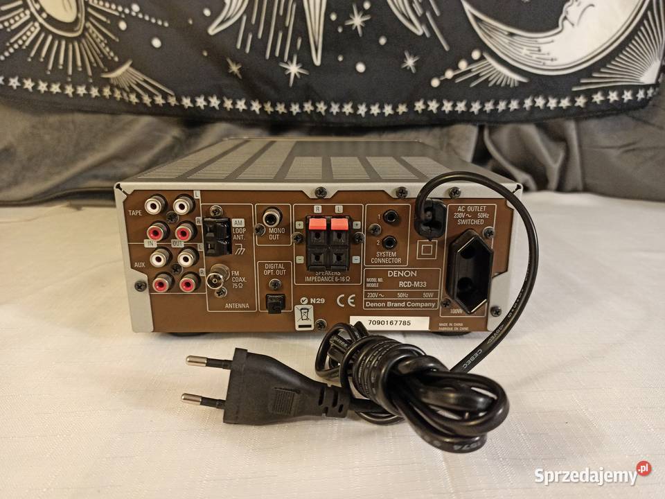 Miniwieża z CD DENON RCDM33 amplituner
