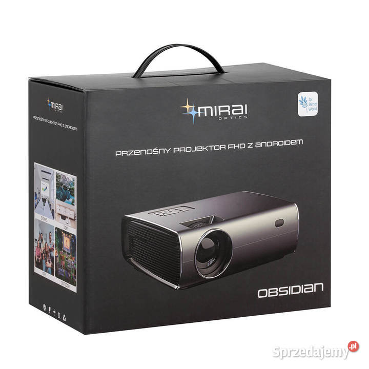 Projektor OBSIDIAN Mirai Optics 4K Bluetooth łódzkie Bełchatów