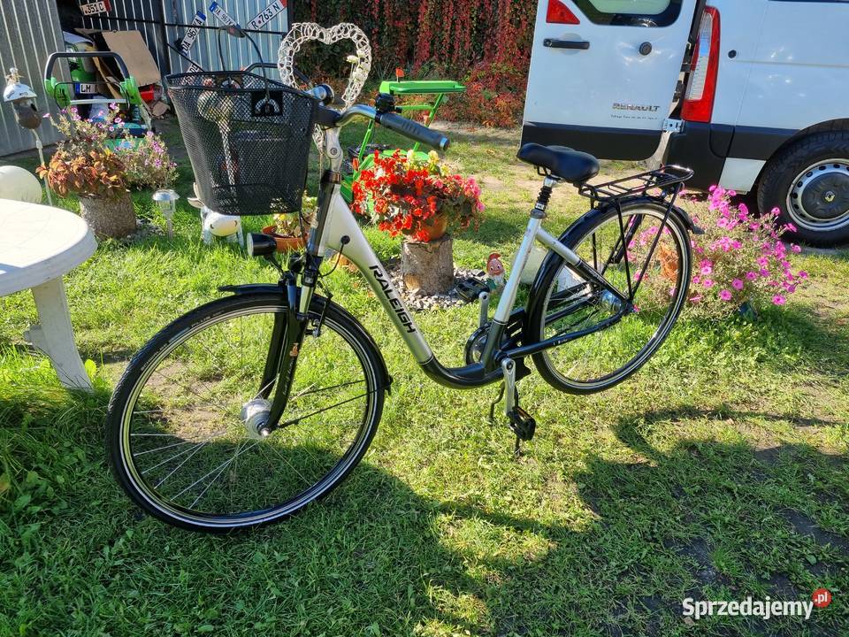 Rower Aluminiowy Damka RALEIGH 7 Biegów Niska Dzierżoniów