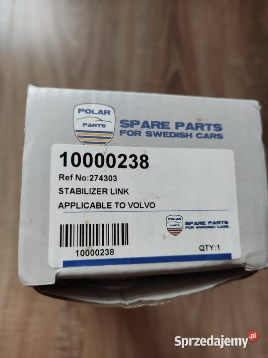 Łączniki stabilizatora 274303 przód Volvo
