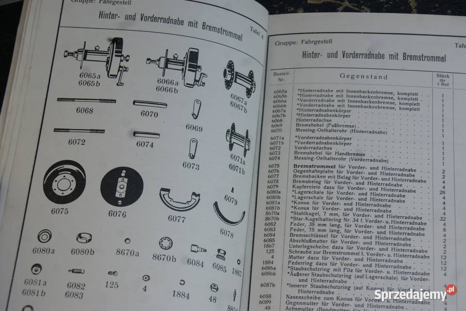 DKW E200 DKW 206 KATALOG CZĘŚĆI Rybnik sprzedam
