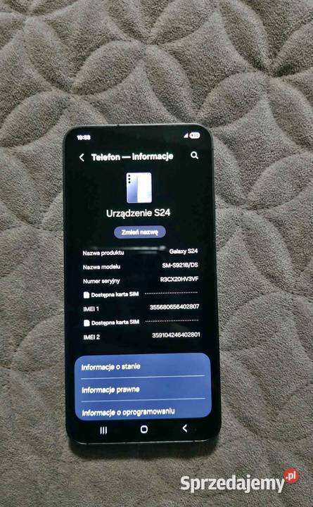 Samsunga S24 sprzedam