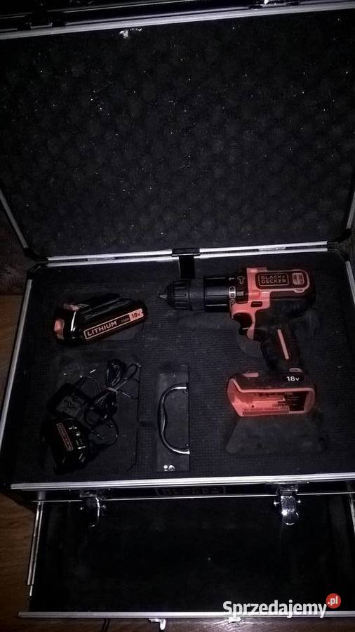 wiertarko wkrętarka BlackDecker z udarem walizka Mińsk Mazowiecki