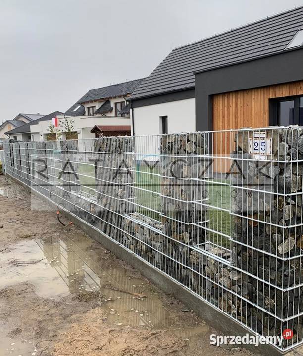 Słupek gabionowy 160x40x40 cynkowany komplet 5 Słupki Inowrocław