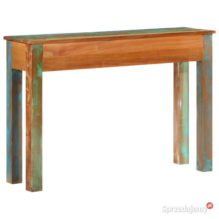 Stolik konsolowy 110x30x75 lite drewno z odzysku Stoły mazowieckie Warszawa