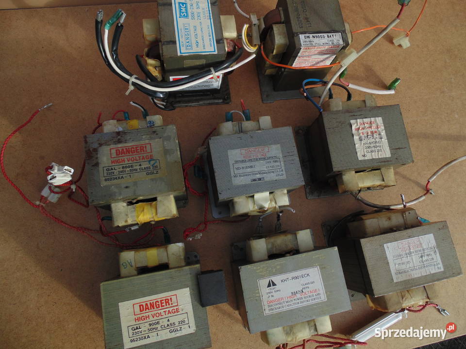 Transformator z mikrofalówki na zgrzewarkę