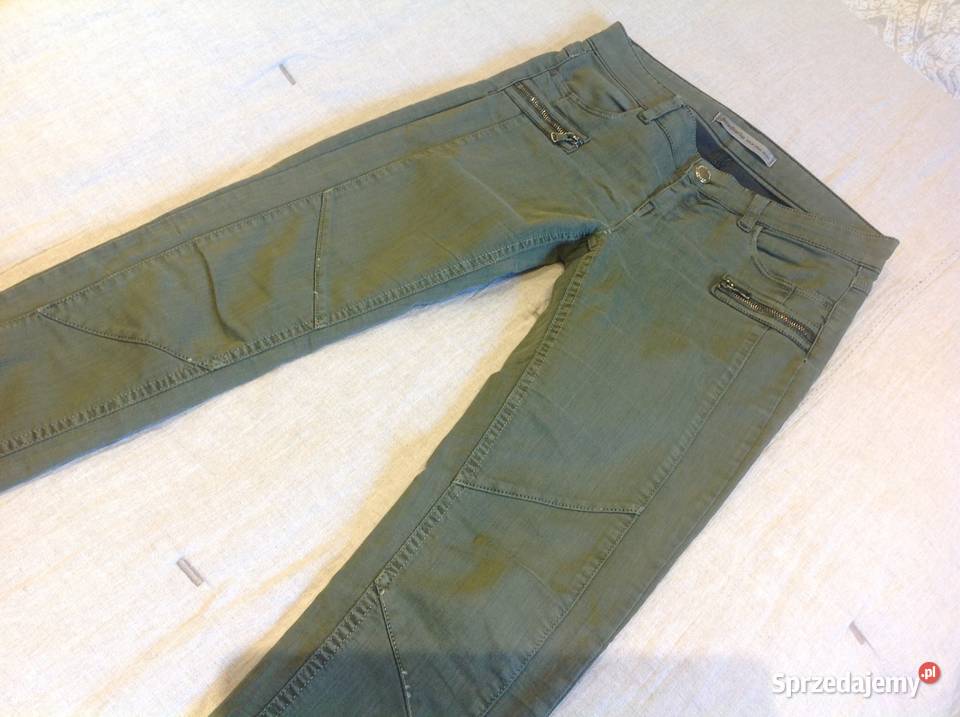 Spodnie khaki jeans Stradivarius r 38 Nowa Sól