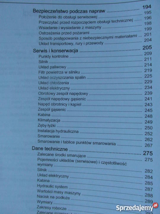 dtr INSTRUKCJA OBSŁUGI VOLVO EC 380 DNL i inne sprzedam