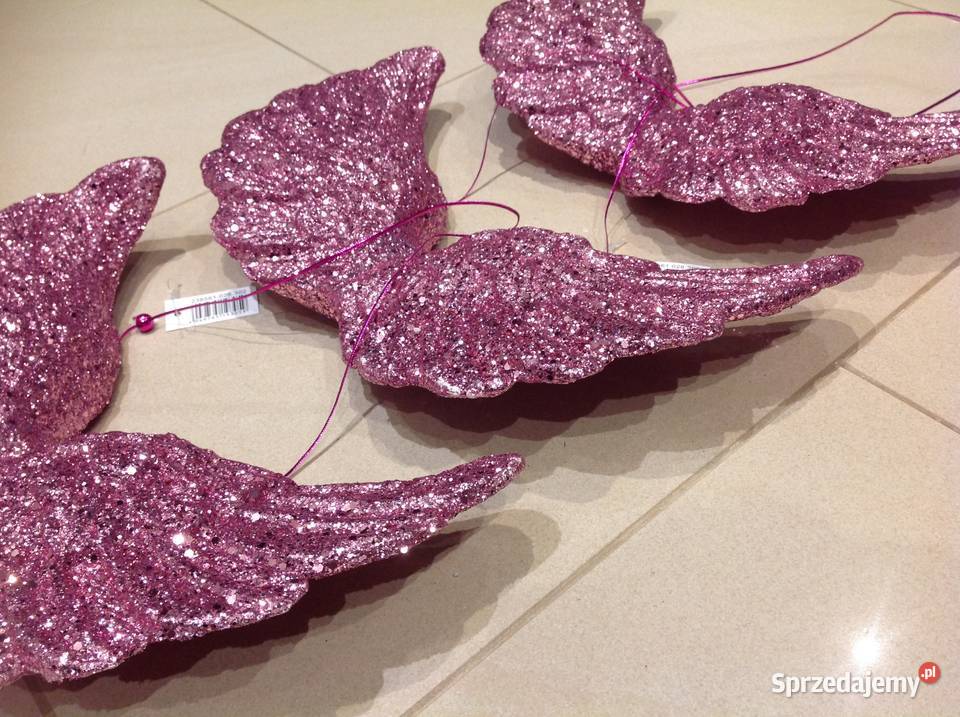 Skrzydła Anielskie Brokatowe Styropianowe Pozostałe Nowa Sól