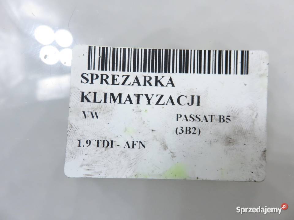KOMPRESOR KLIMATYZACJI VW PASSAT B5 19 TDI