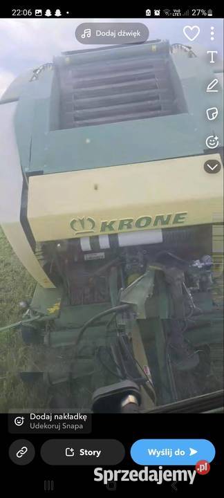 Prasoowijarka krone comprima cv150xc Krone Wysokie Mazowieckie