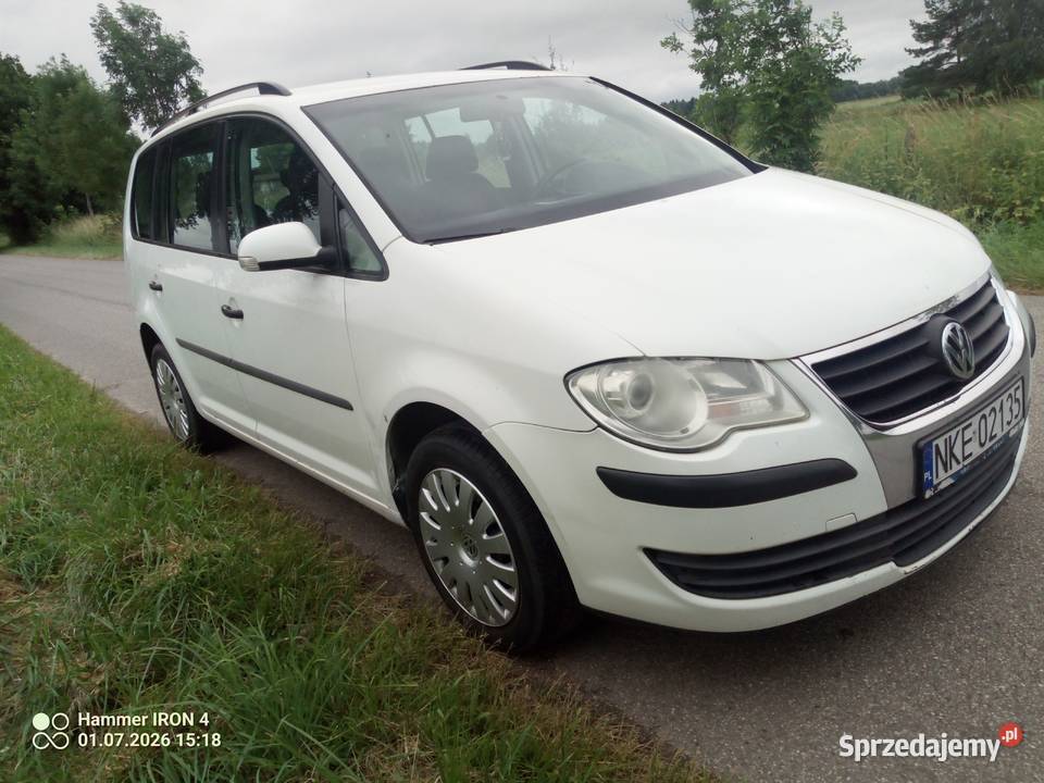 VW Touran 19 tdi 90 2008r Barciany