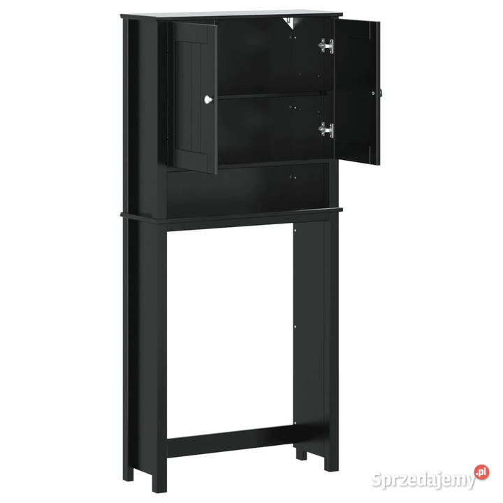 Szafka pralkę BERG czarna 76x27x1645 lite drewno Warszawa