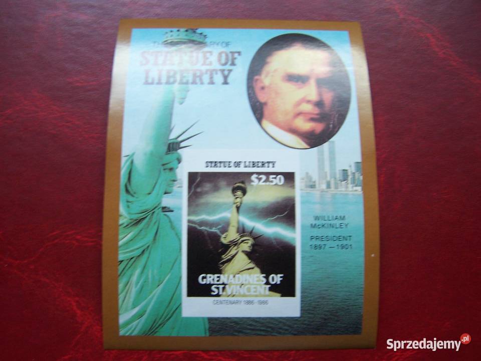 Grenadyny 1986 MNH Prezydenci USA Statua Tychy