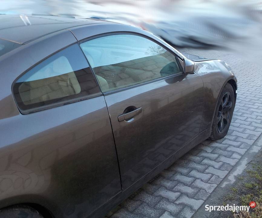 SZYBA DRZWI BOCZNA PRAWA LEWA G35 COUPE 2005