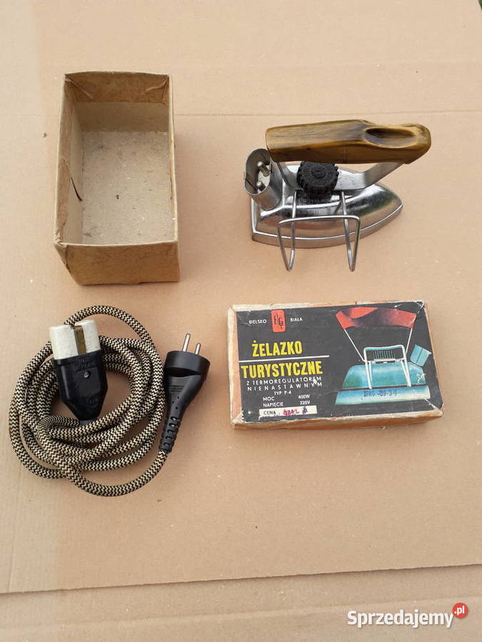 Prl żelazko turystyczne w pudełku mazowieckie sprzedam