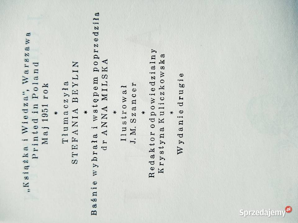 Baśnie Andersena okaz edukacja wczesnoszkolna Warszawa