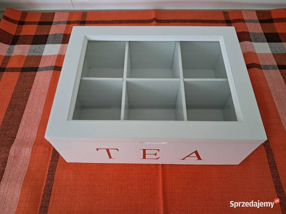 Szkatułka TEA na herbatę w torebkach do Kraków sprzedam