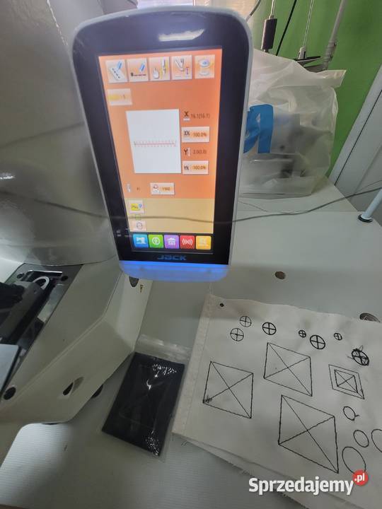 Maszyna do szycia ryglówka pole szycia Jack Piaski