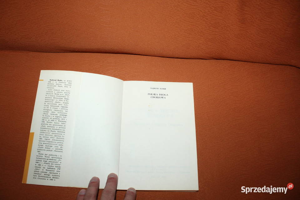 Polska droga Chorzowa Rajmund Hanke 1988 Chorzów