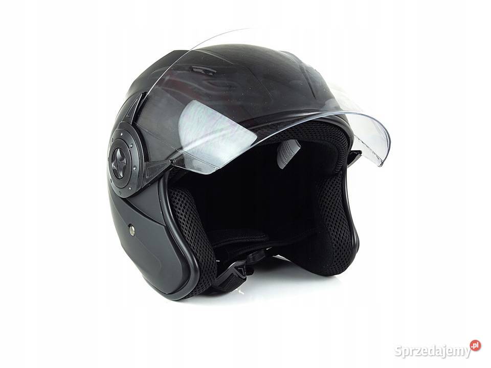Nowy Kask zamknięty integralny pełny CZARNY MAT Kaski Wrocław