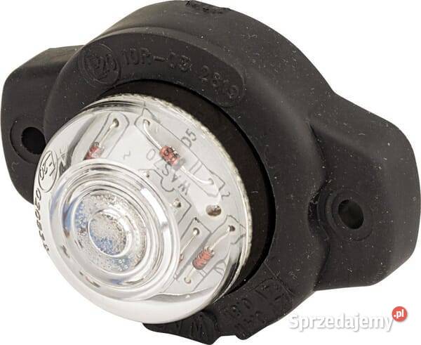 Lampa obrysowa LED cytryna 1224V przezroczysta Kamionna