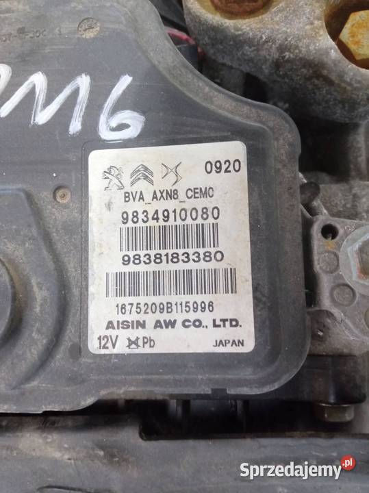 SKRZYNIA BIEGÓW 9834910080 20GTBA 12 THP VTI 25