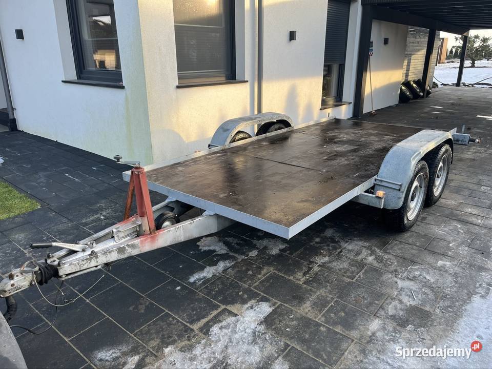 Przyczepka dwuosiowa Bockmann 2000dmc platforma Turek