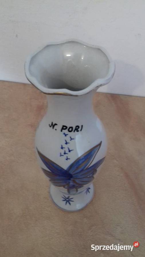 Wazonik ceramiczny z palmą sprzedam Kraków