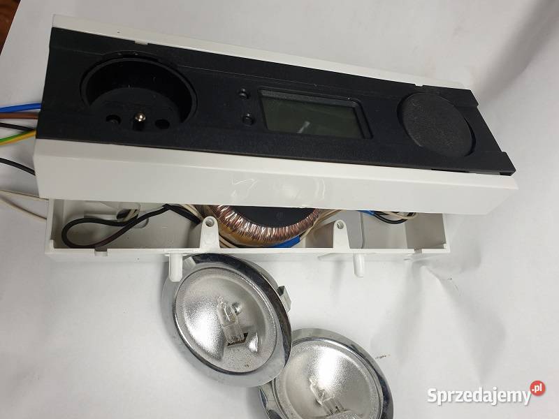 Lampa podpółkowa z zegarem Reszel