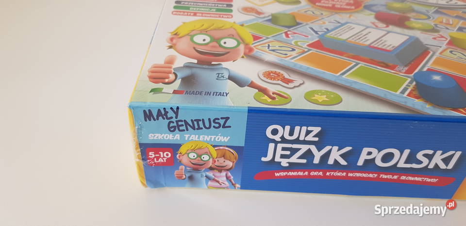 Nowa gra Lisciani Mały Geniusz Quiz Język Polski mazowieckie Warszawa