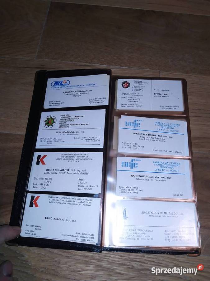 Wizytownik na wizytówki organizer HSW SW Huta