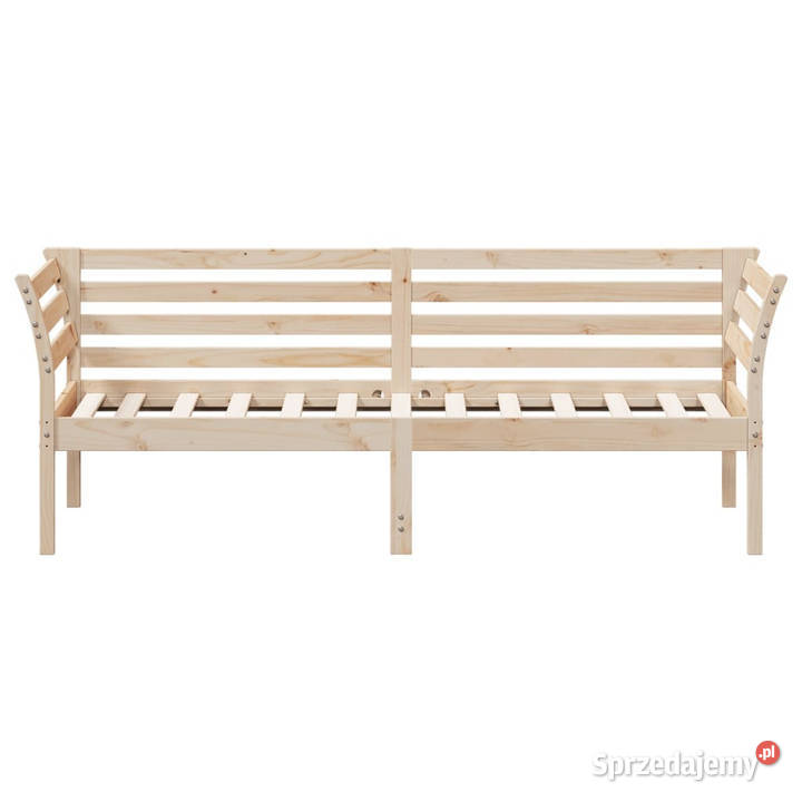 Łóżko dzienne lite drewno sosnowe 75x190 mazowieckie