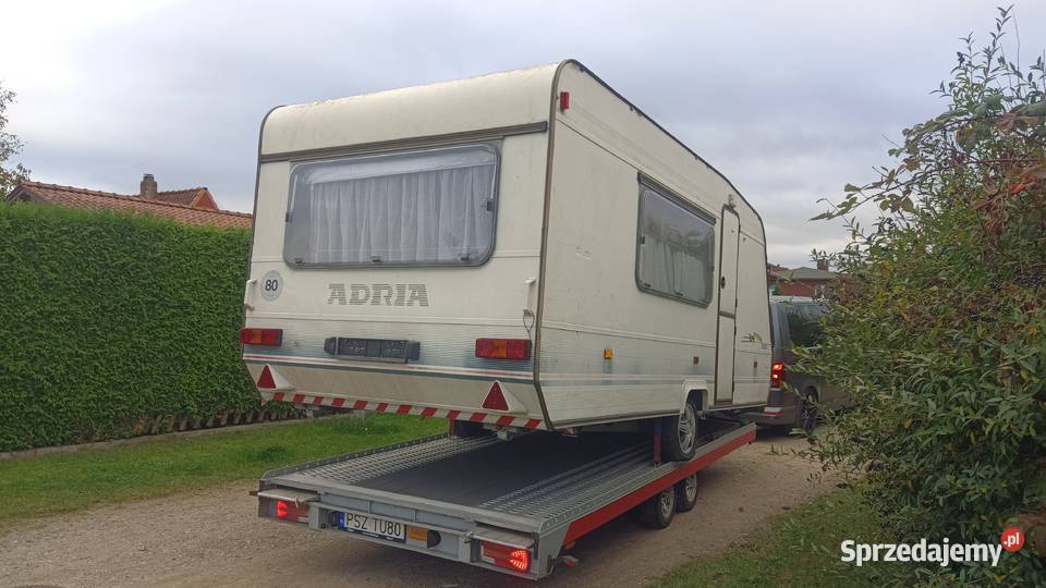Przyczepa Adria Optima 500 sprawna Kempingowe wielkopolskie Wronki