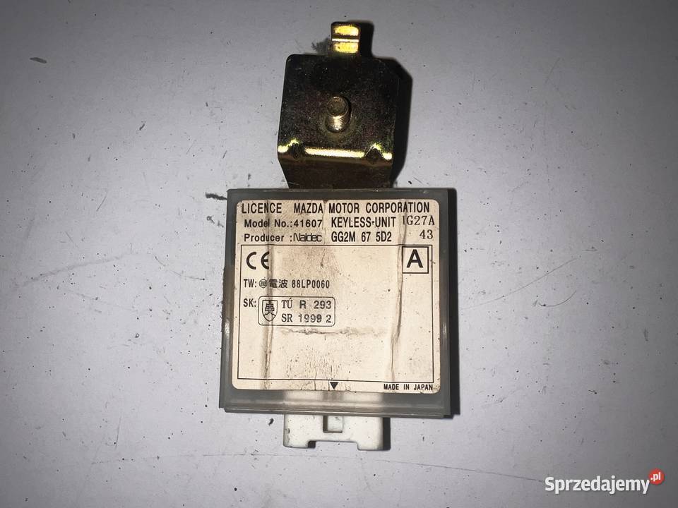 sterownik immobilaizera mazda 323f Ostrów Wielkopolski sprzedam