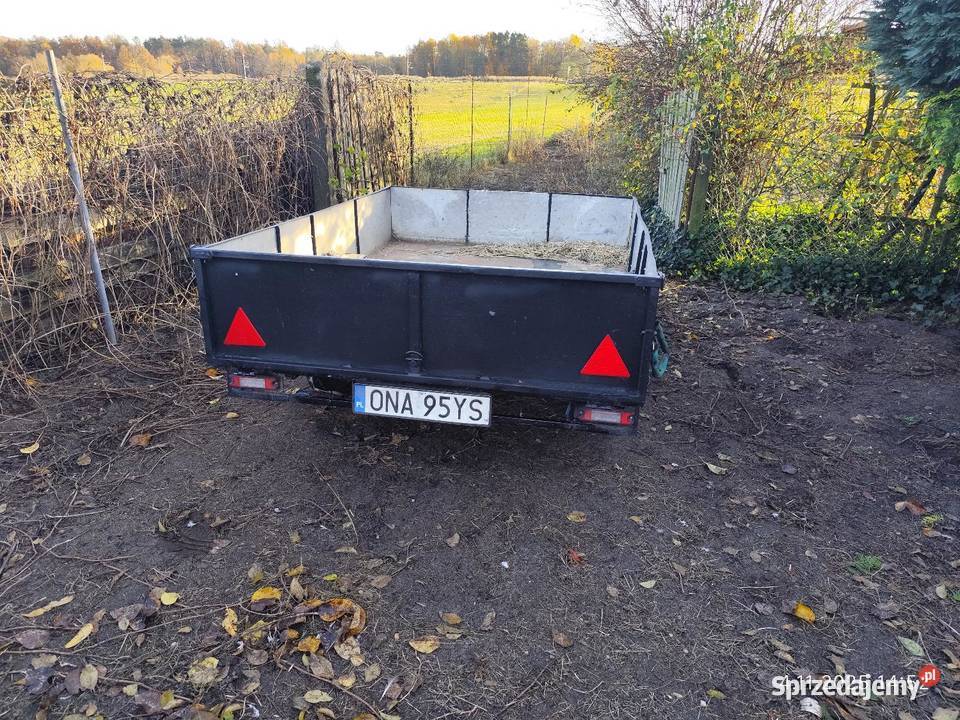 Przyczepka lekka 750dmc na amortyzatorach Wywrotki Staniszcze Wielkie