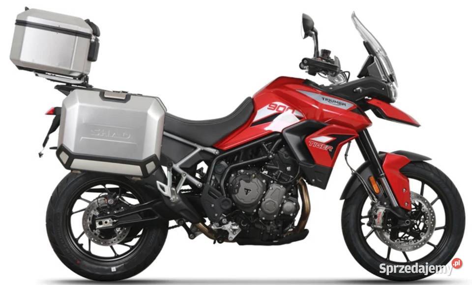 KOMPLET KUFRÓW ALUMINIOWYCH ZE STELAŻEM Mrągowo