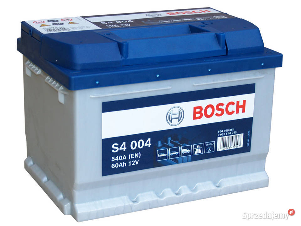 Akumulator 60Ah 540A BOSCH S4004 niski P Gliwice osobowe
