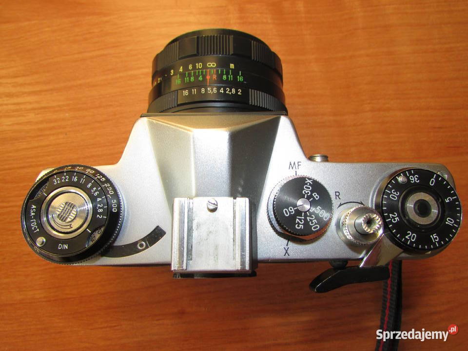 Aparat fotograficzny ZENIT EM obiektyw HELIOS44M Łódź