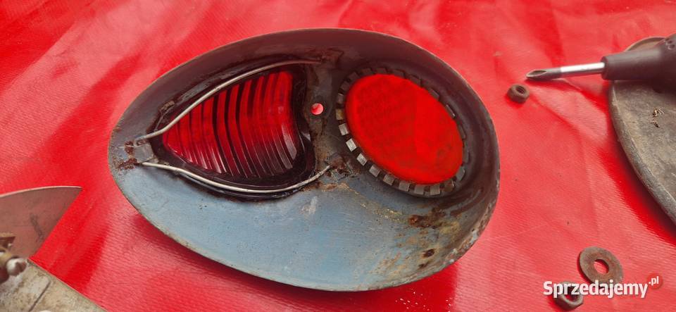 vw garbus zwitter oval lampa prawa oryginał 1953 Łódź