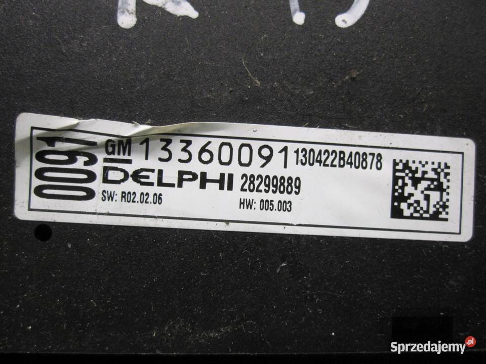 OPEL ASTRA J LIFT 13r panel radia klimatyzacji