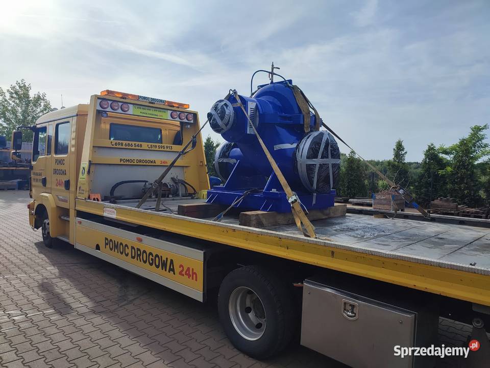 omoc drogowa Transport maszyn Laweta Autolaweta Pomoc drogowa i holowanie Teresin usługa