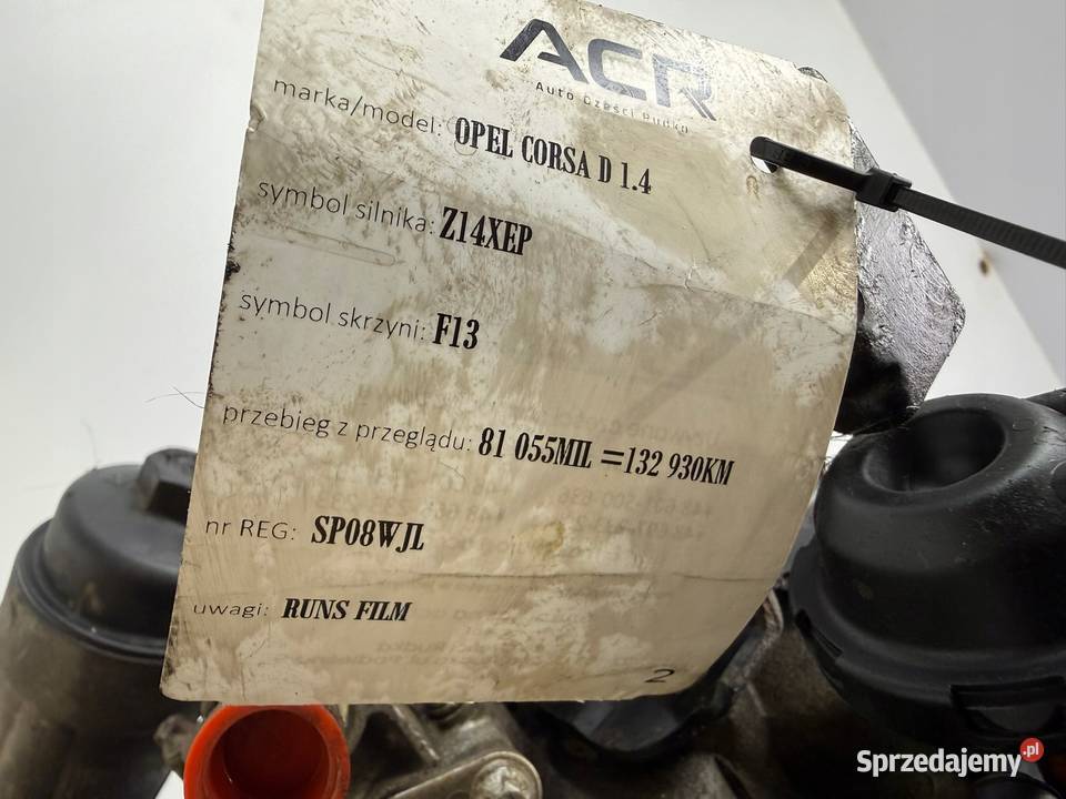 SILNIK Z14XEP Opel Astra III H Tigra B Corsa C D osobowe Chełm