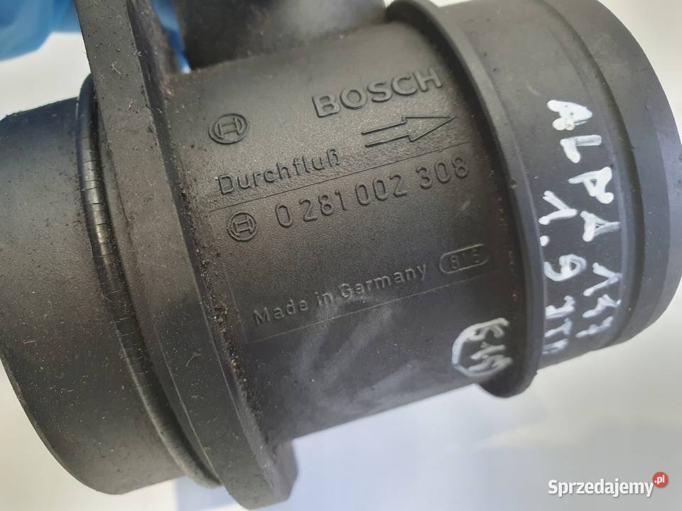 PRZEPŁYWOMIERZ Alfa Romeo 147 19 JTD POWIETRZA Rudka