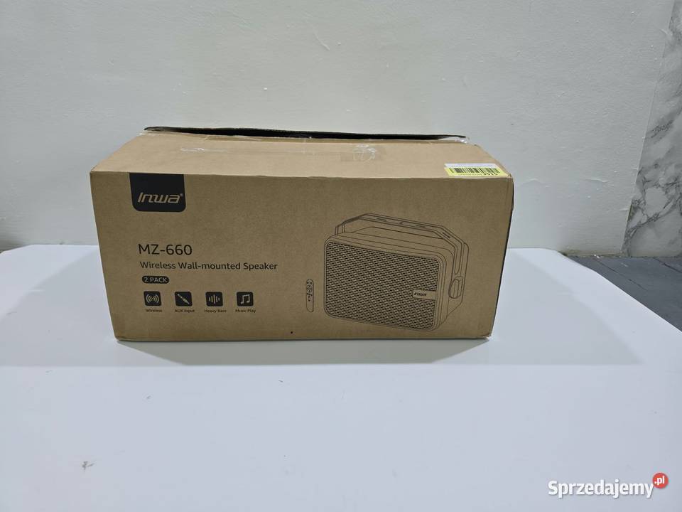 Głośnik Ścienny Inwa MZ660 Bluetooth AUX Stereo AGD drobne Nieczajna Górna sprzedam