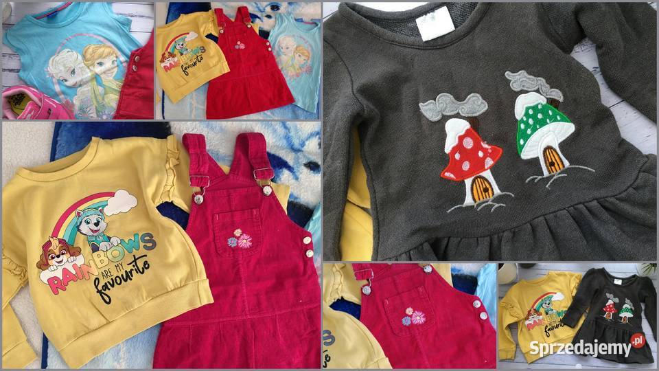 zestaw paka dziewczynka lato zima sukienka Pozostałe